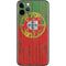 Portuguese Flag Dark Wood iPhone 11 Pro Skin